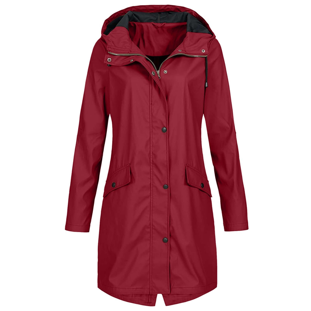 W&W Mode | Damen Leicht Regenjacke Wasserdichte