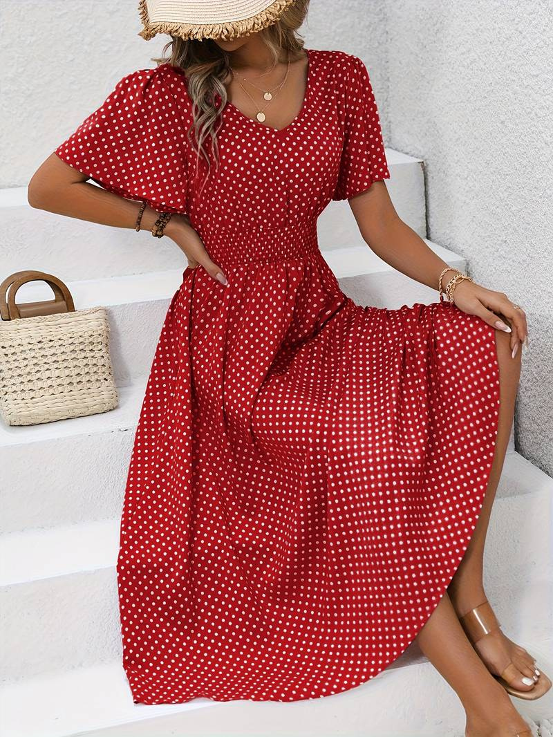 W&W Mode | Luftiges Midi Sommerkleid Schick