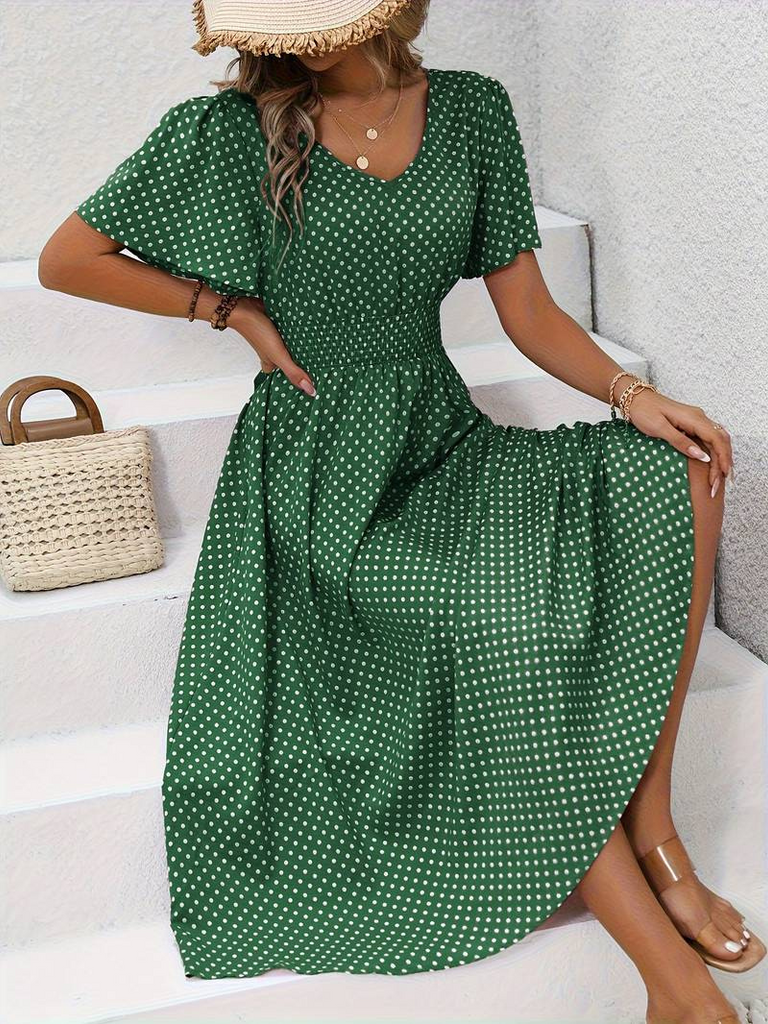 WW | Luftiges Midi Sommerkleid Schick