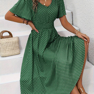 WW | Luftiges Midi Sommerkleid Schick