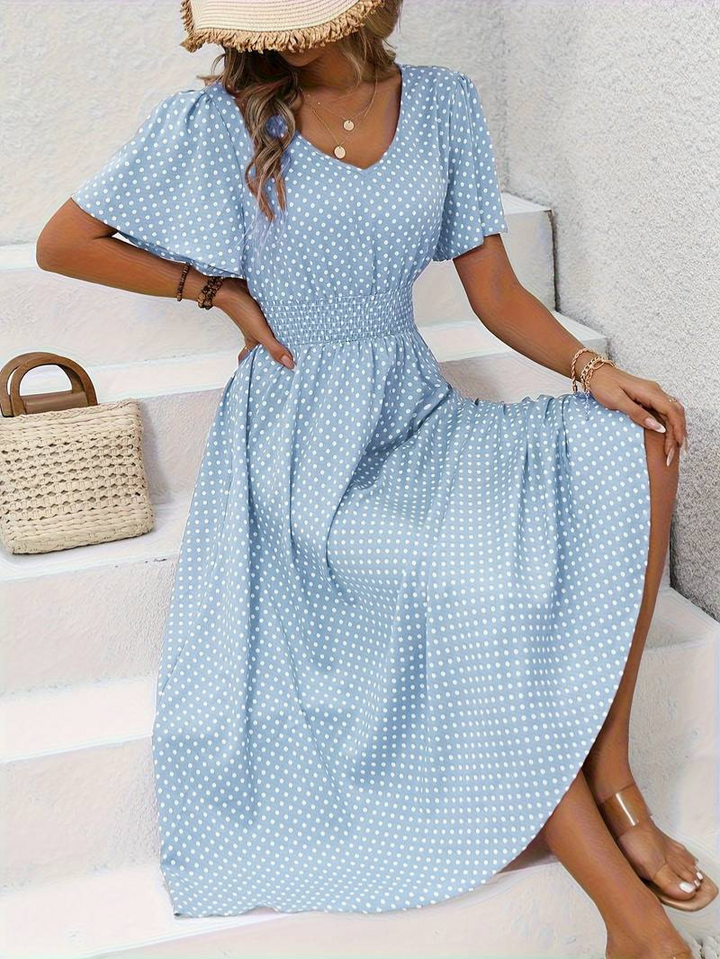 W&W Mode | Luftiges Midi Sommerkleid Schick