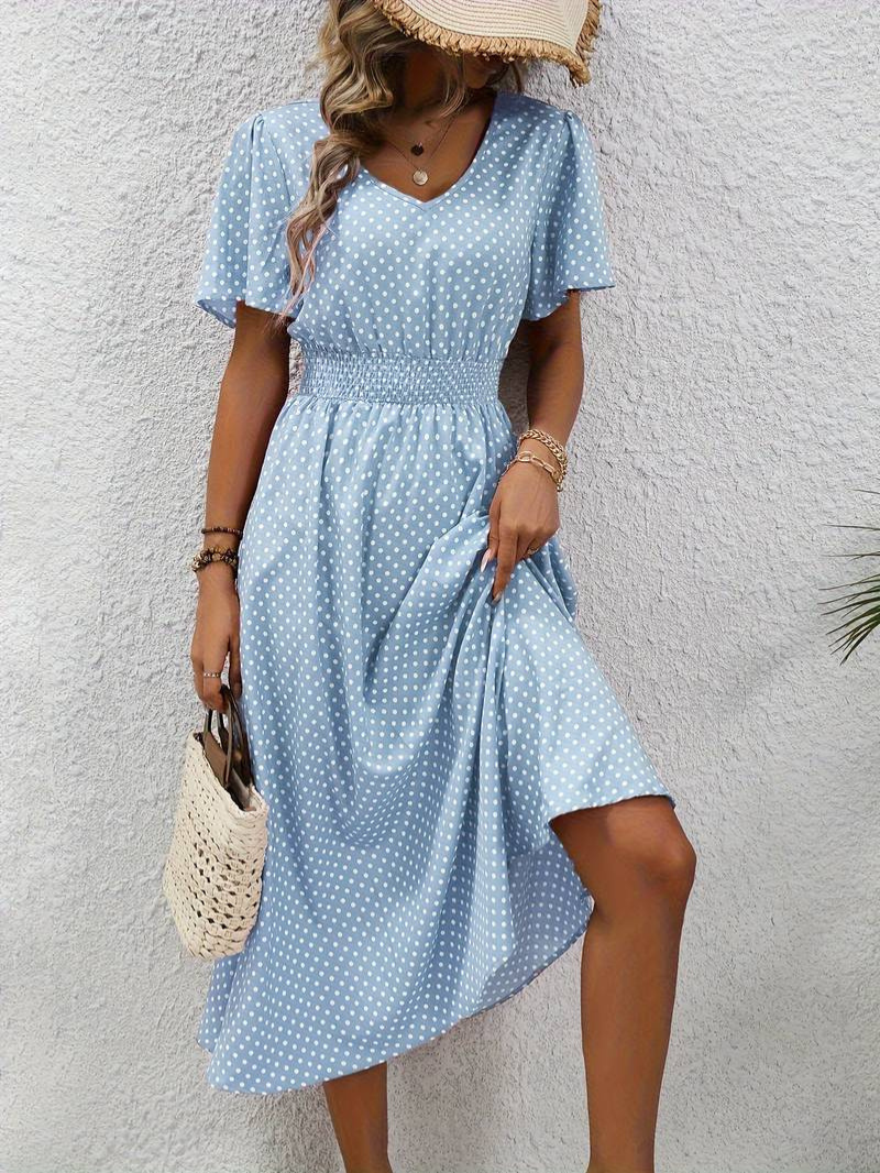 W&W Mode | Luftiges Midi Sommerkleid Schick