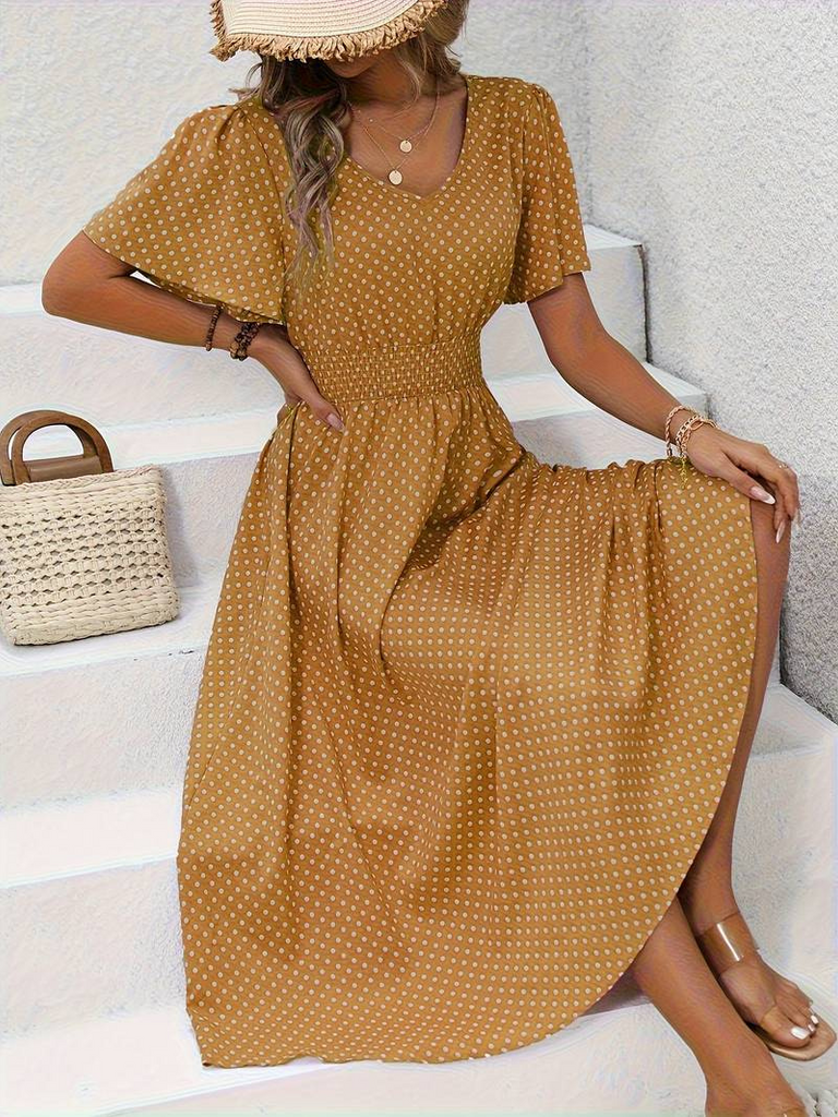 WW | Luftiges Midi Sommerkleid Schick