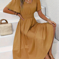 WW | Luftiges Midi Sommerkleid Schick