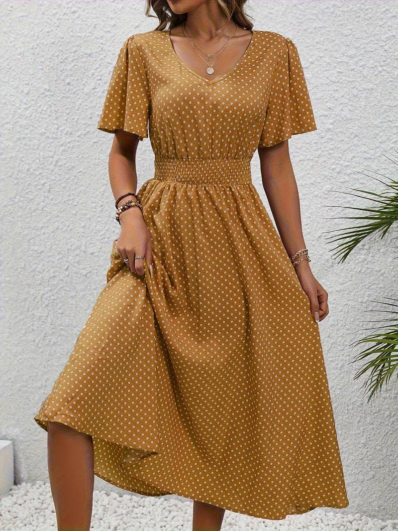 W&W Mode | Luftiges Midi Sommerkleid Schick