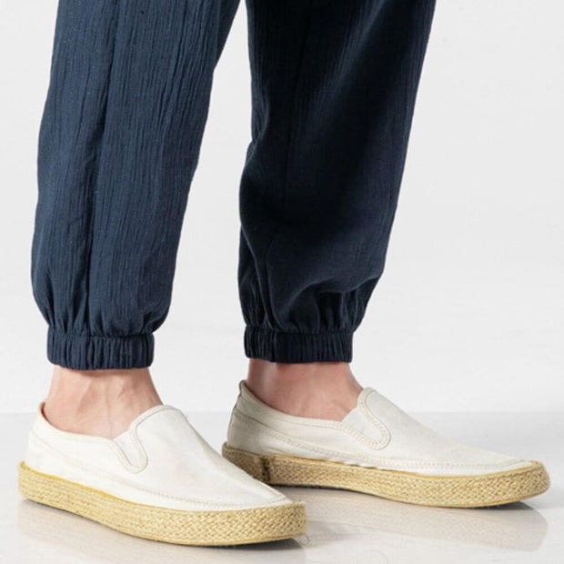 WW | Leichte Herren Komforthose Aus Baumwolle Und Leinen Weich, Atmungsaktiv & Stilvoll