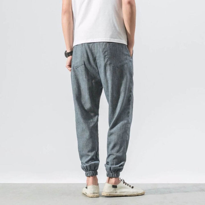 W&W Mode | Leichte Herren Komforthose Aus Baumwolle Und Leinen Weich, Atmungsaktiv & Stilvoll