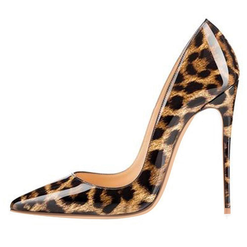 WW | Leopard Spitzette Absatz Pumps