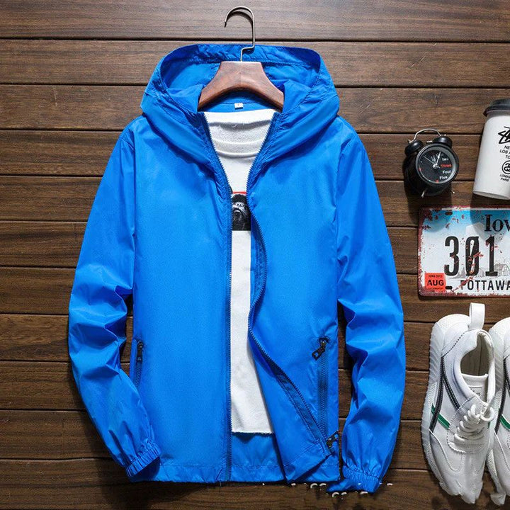 W&W Mode | Leichtgewicht Herrenjacke Mit Kapuze