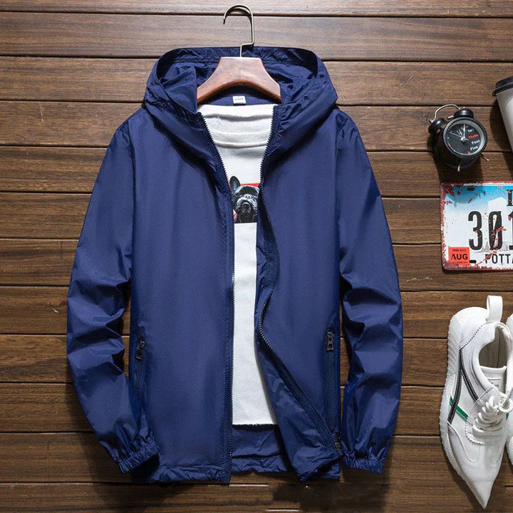 W&W Mode | Leichtgewicht Herrenjacke Mit Kapuze