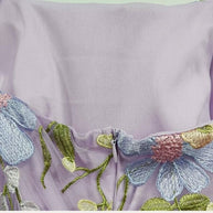 WW | Cocktailkleid mit Blumenapplikationen