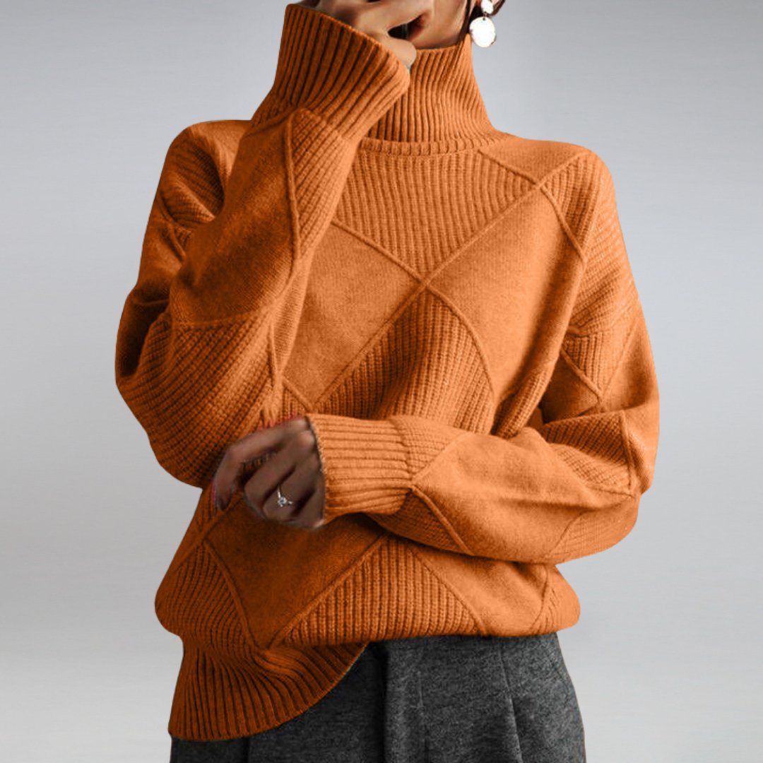 WW | Luxus Damen Kaschmir Rollkragenpullover Für Wärme Und Eleganz