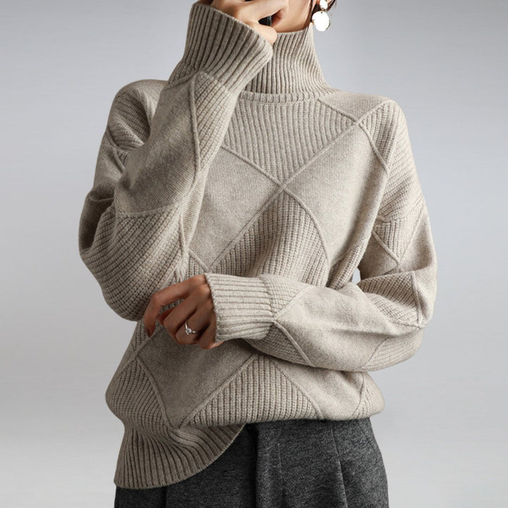 W&W Mode | Luxus Damen Kaschmir Rollkragenpullover Für Wärme Und Eleganz