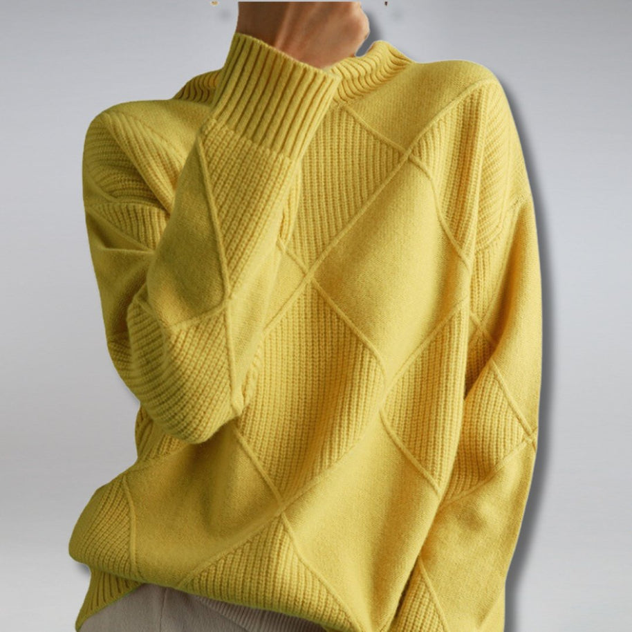 WW | Luxus Damen Kaschmir Rollkragenpullover Für Wärme Und Eleganz