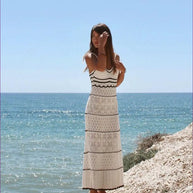 WW | Boho Chevron Midi Kleid - Müheloser Sommerstil