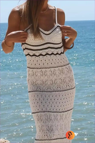 WW | Boho Chevron Midi Kleid - Müheloser Sommerstil