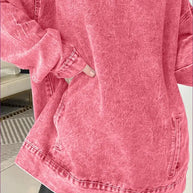WW | Schickes Casual Denim Hoodie – Mühelos Cool