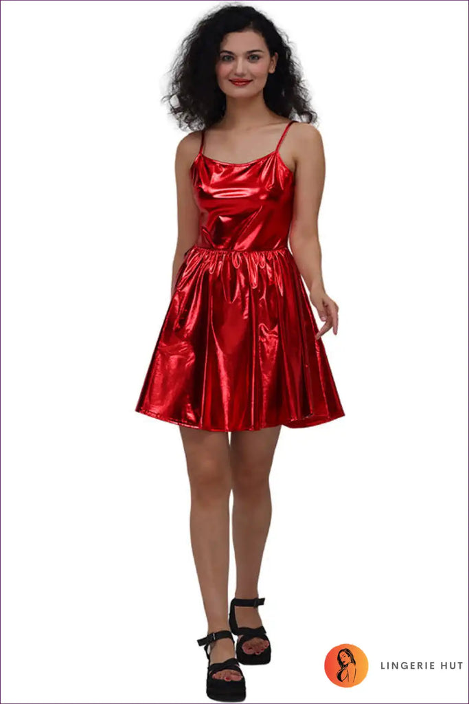WW | Holographic Dreams Mini Kleid - Iridescente Party Perfektion