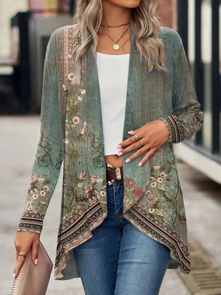 WW | Locker Sitzendes Lässiges Gestricktes Kimono Top Für Damen