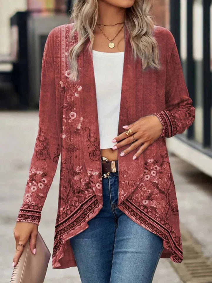 WW | Locker Sitzendes Lässiges Gestricktes Kimono Top Für Damen