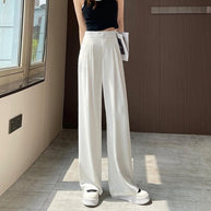 WW – Damen-Hose aus Seide mit weitem Bein – leicht, atmungsaktiv, knitterfrei, bequem und aus hochwertigem Stoff