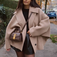 WW | Trendy Übergröße Wollmantel