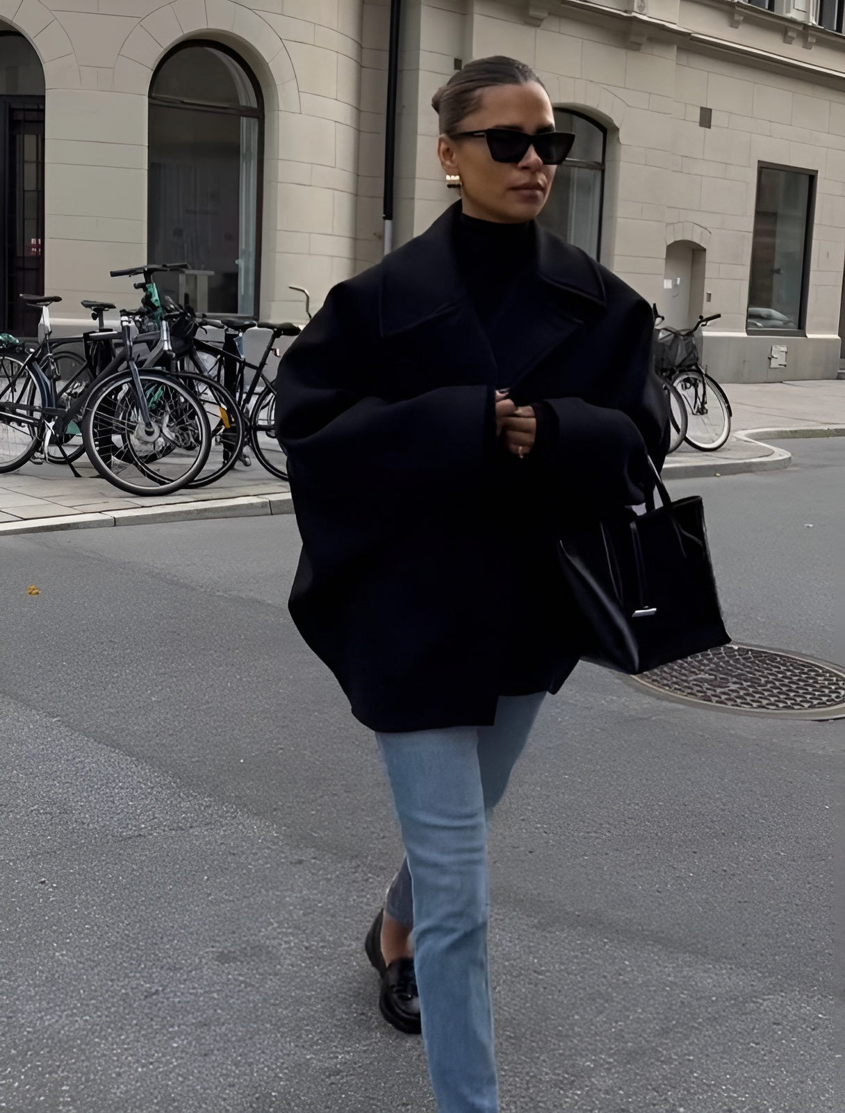 WW | Trendy Übergröße Wollmantel