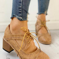 WW | Orthopädische Schuhe Mit Klobigem Absatz