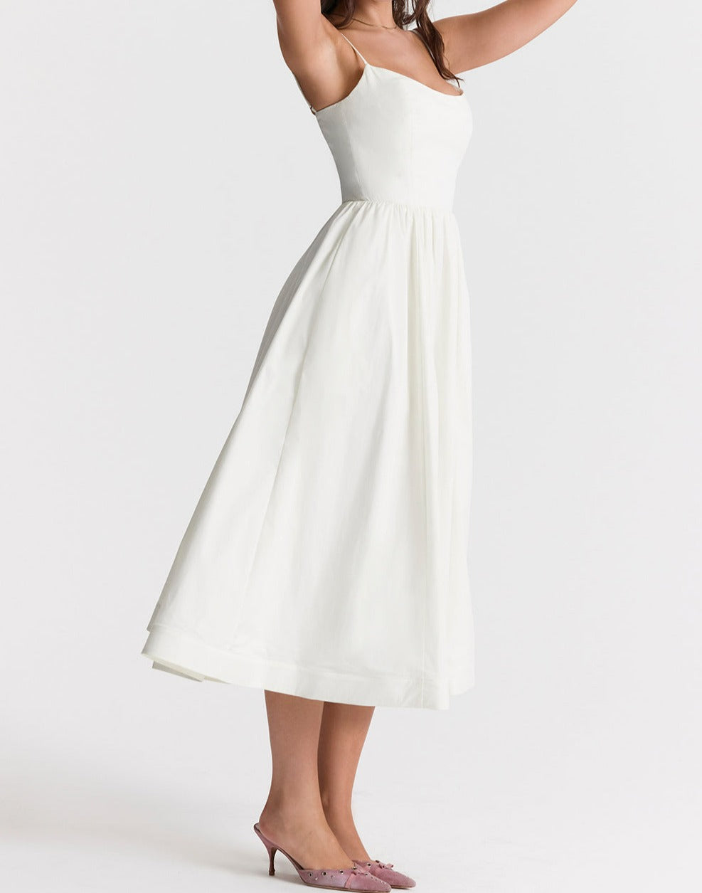 W&W Mode | Elegantes Midikleid Look