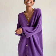 WW | Drop Shoulder Damen Strickjacke Pullover