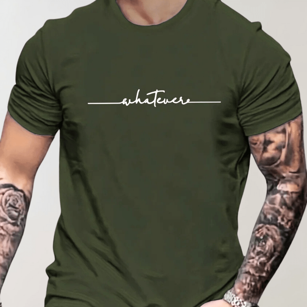WW | Herren Shirt Lässiges T-Shirt Mit Rundhalsausschnitt Klassisches Design
