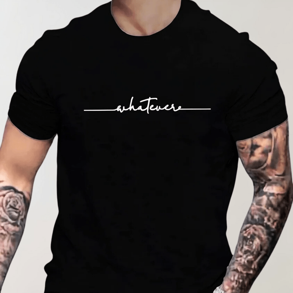 WW | Herren Shirt Lässiges T-Shirt Mit Rundhalsausschnitt Klassisches Design