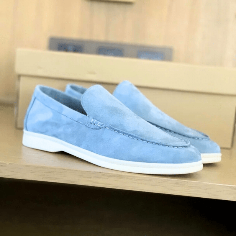 W&W Mode | Herren Schuhe Wildleder Slipper Elegant & Klassisches Design