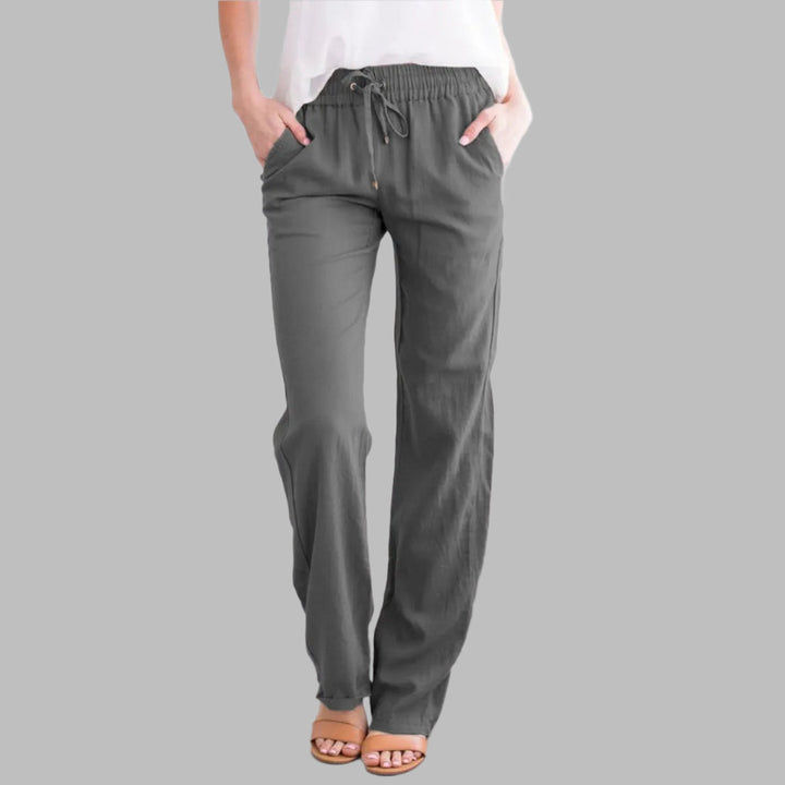 W&W Mode | Luftige Baumwoll Leinen Hose Für Damen