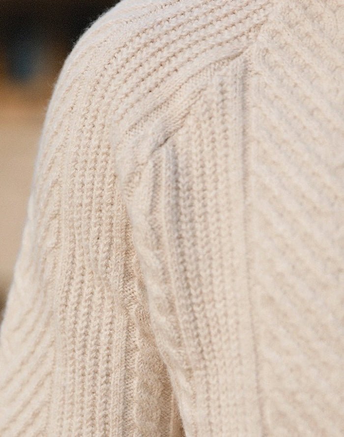 W&W Mode | Strick Pullover für Herren mit Kragen