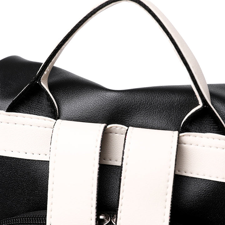 Damen-Reiserucksack aus PU-Leder mit abnehmbarer Schultertasche