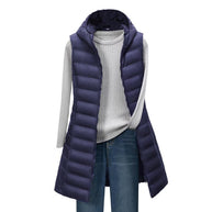 WW Langer Bodywarmer | Bequeme, elegante, länger gefütterte Jacke