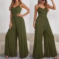 WW | Bequemer Baumwoll-Jumpsuit für Damen | Lässig und Atmungsaktiv