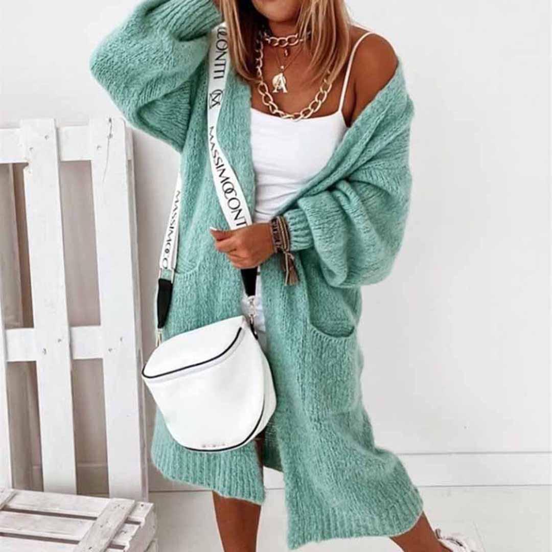 WW | Cardigan Comfy Lange Damen Cardigan