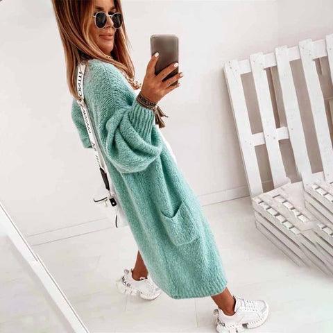 WW | Cardigan Comfy Lange Damen Cardigan