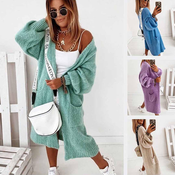 WW | Cardigan Comfy Lange Damen Cardigan