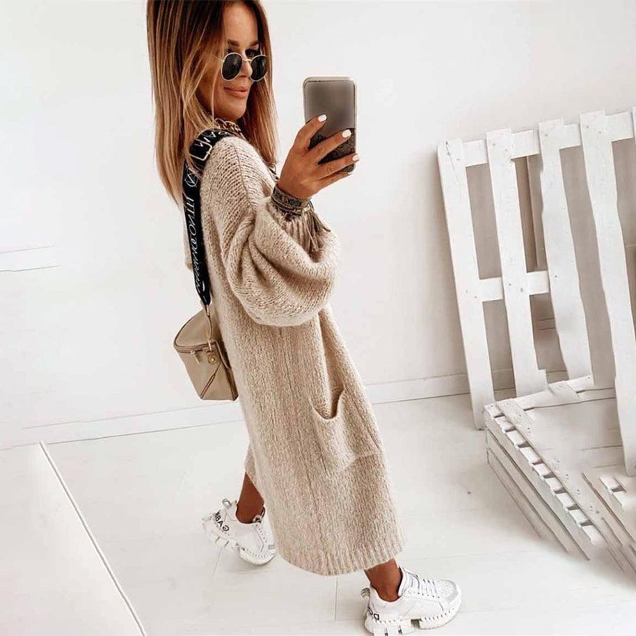 WW | Cardigan Comfy Lange Damen Cardigan