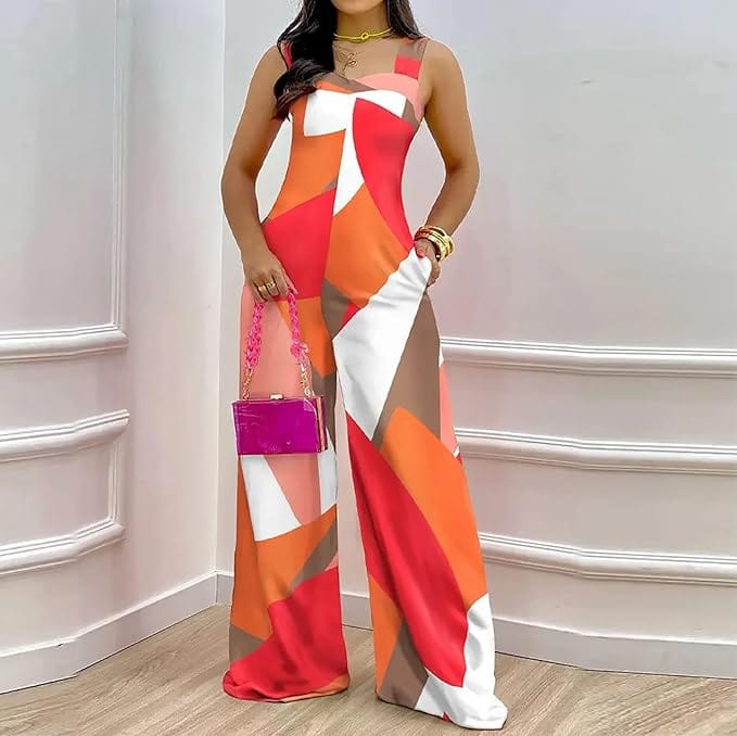 Bedruckter Modischer Jumpsuit