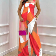 Bedruckter Modischer Jumpsuit