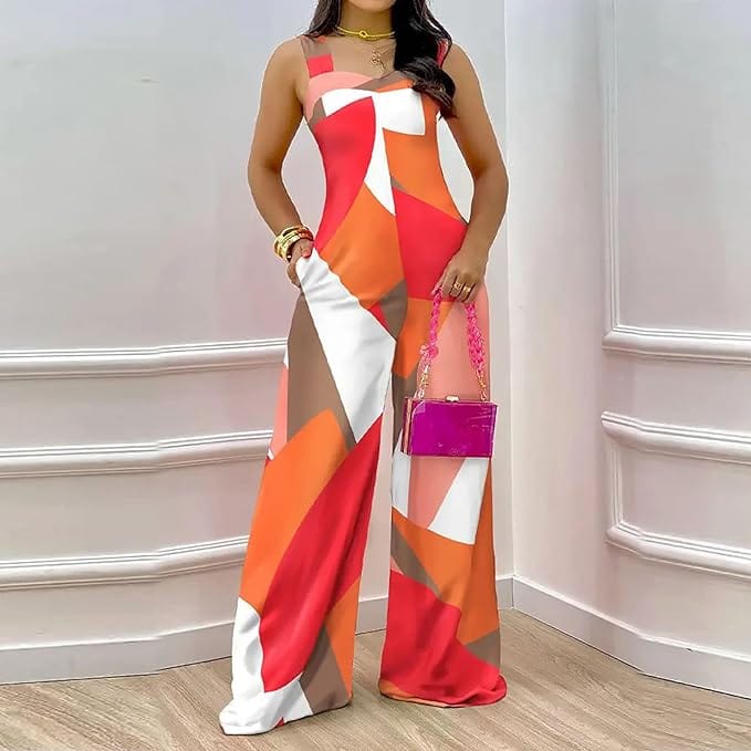 Bedruckter Modischer Jumpsuit