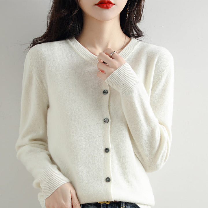 W&W Mode | Kuschelige Strickjacke mit feinem Muster