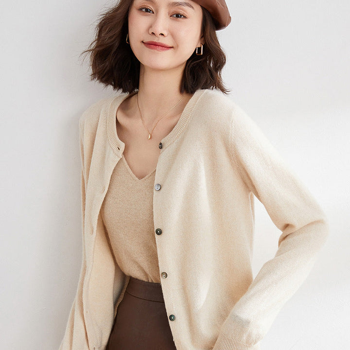 W&W Mode | Kuschelige Strickjacke mit feinem Muster