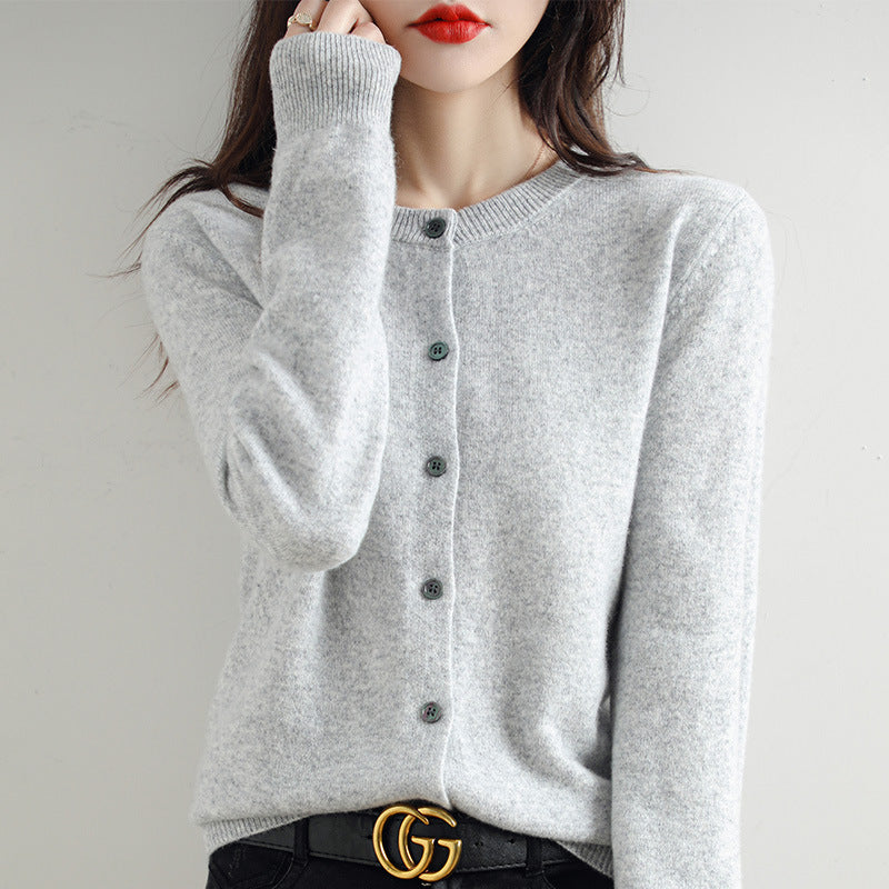 W&W Mode | Kuschelige Strickjacke mit feinem Muster