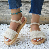 WW | Sandalen mit Quastenbändern