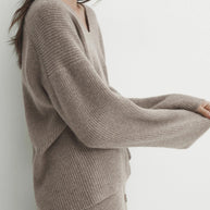 WW | Frans-Geïnspireerde Losse Gebreide Trui